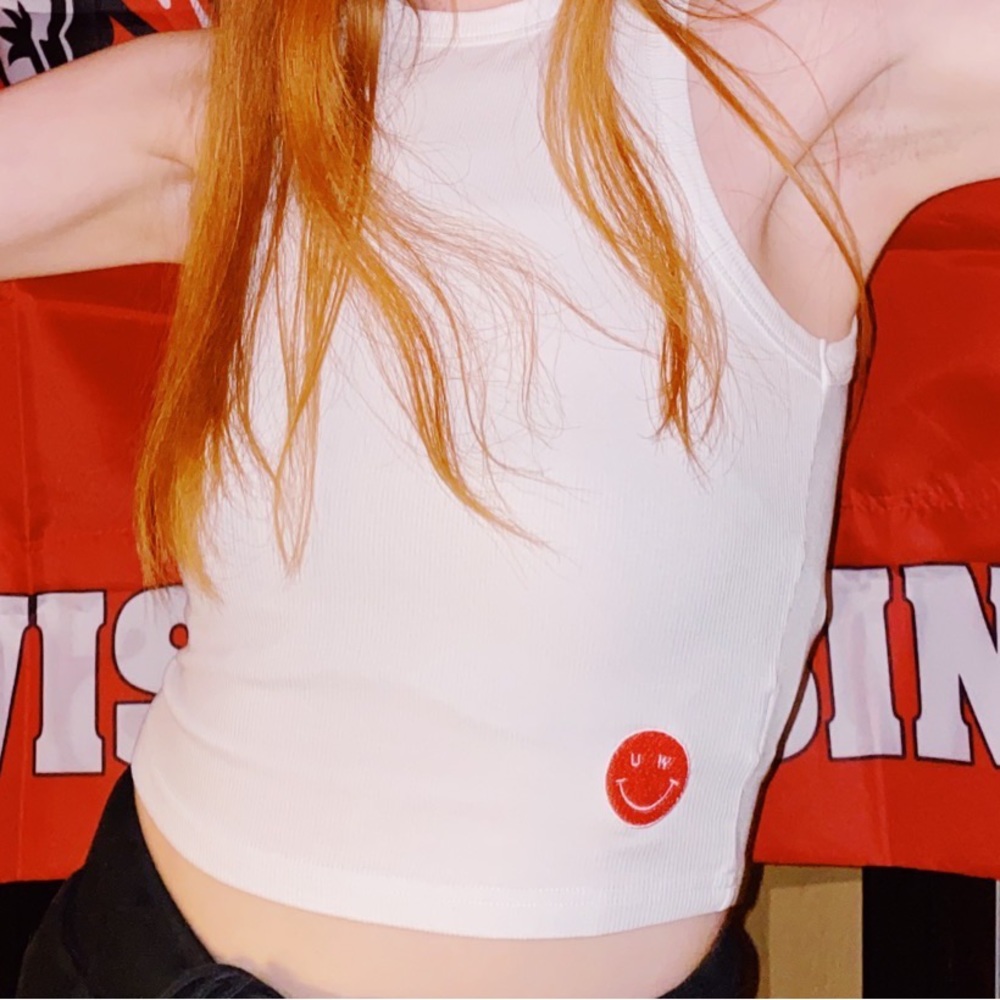 UW Madison Smiley Face Tank